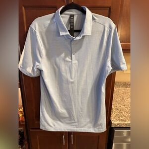 Lululemon Light Blue Polo Shirt size M